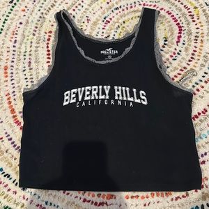 Black Beverly Hill Crop